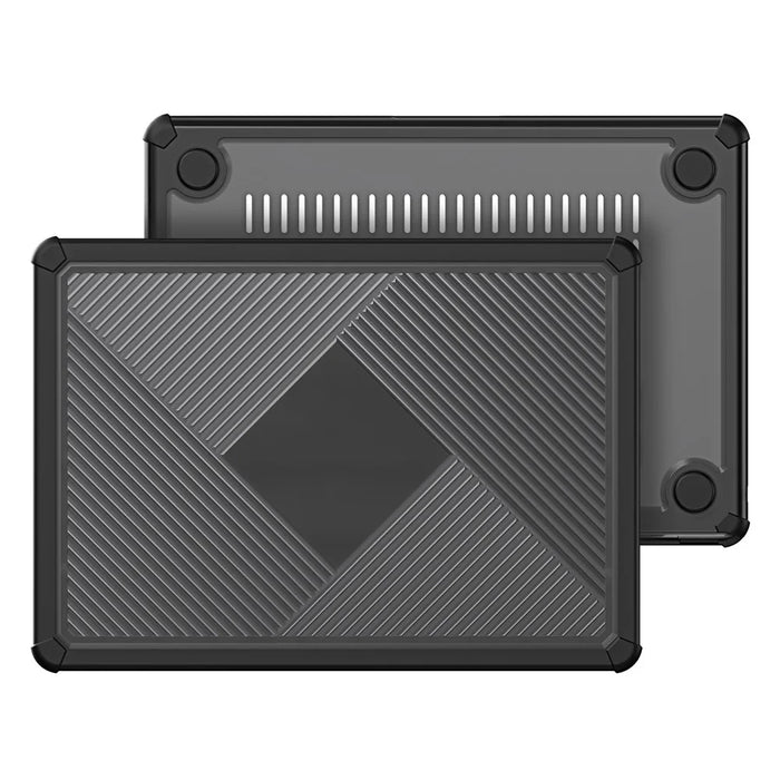 DUX DUCIS LCGH Series for MacBook Pro 13 inch (2016-2021) Case Shockproof TPU+PC Laptop Case Cover - Black - 1