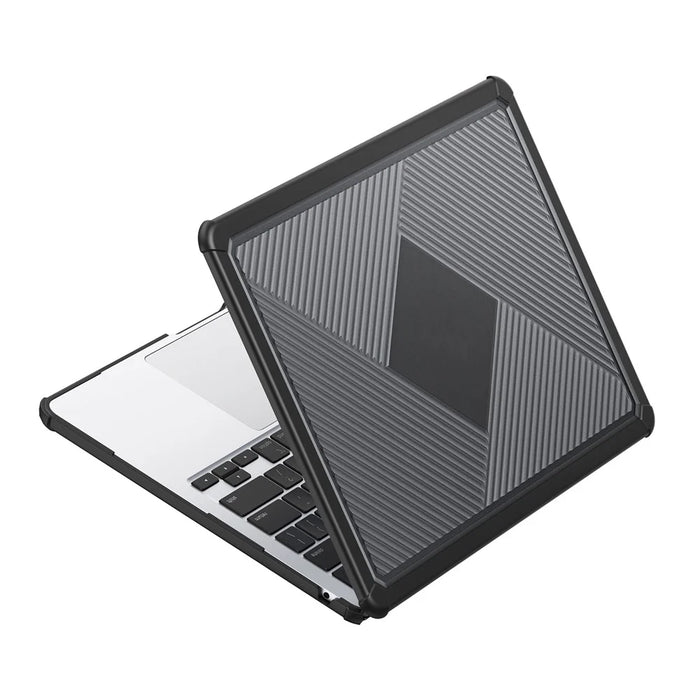 DUX DUCIS LCGH Series for MacBook Pro 13 inch (2016-2021) Case Shockproof TPU+PC Laptop Case Cover - Black - 3