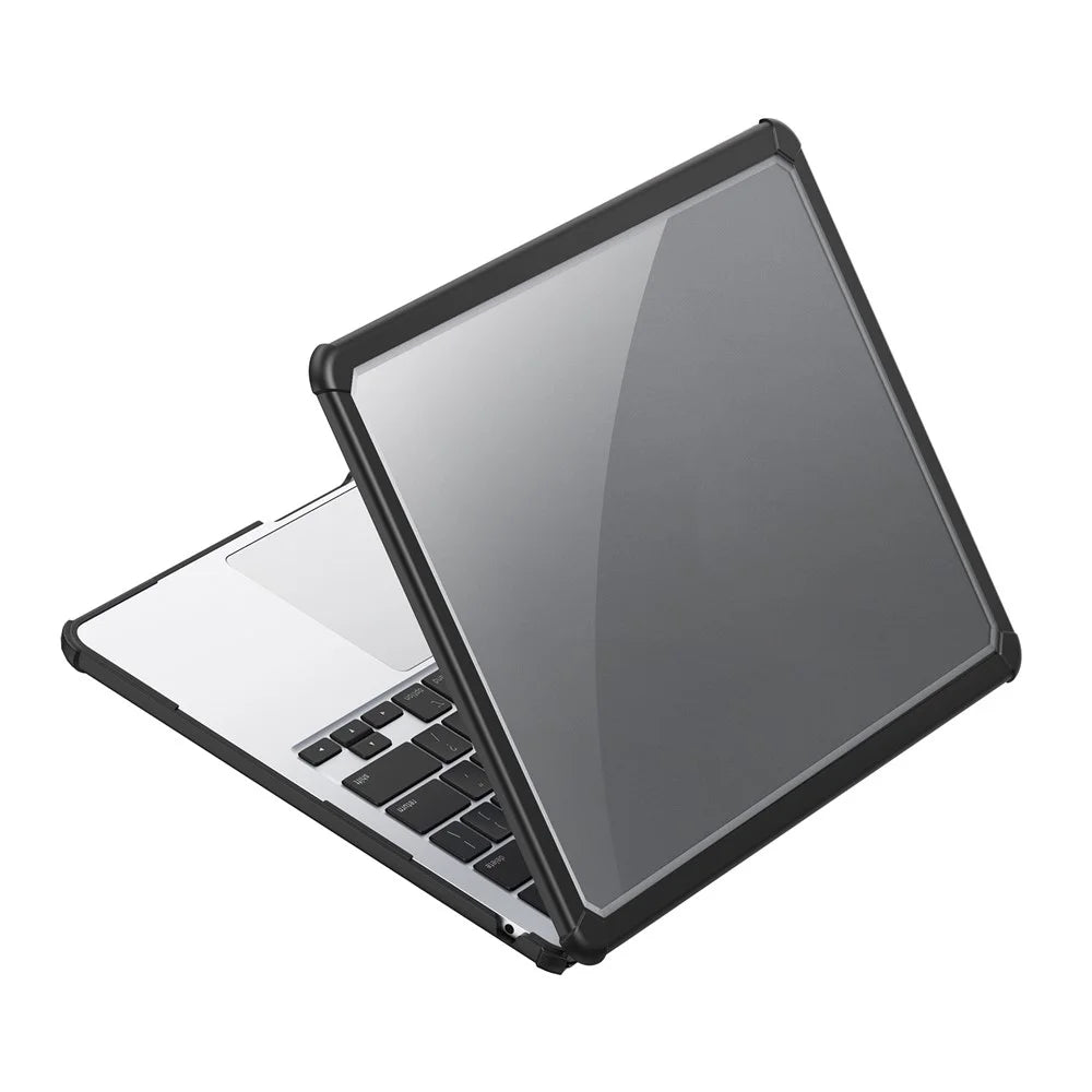 DUX DUCIS LCGM Series Glossy Case for MacBook Air 13 inch (2026) A3449 / (2025) A3240 / (2024) A3113 / (2022) A2681 Anti-Scratch TPU+PC Shell - Black - 3