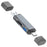 ADS-306 USB / 8-Pin / Type-C Plug SD TF Card Reader U-Disk Data Transfer Adapter - 2
