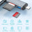 ADS-306 USB / 8-Pin / Type-C Plug SD TF Card Reader U-Disk Data Transfer Adapter - 4