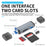 ADS-307 USB / Type-C / Micro Plug SD TF Card U-Disk Reader Data Transfer OTG Adapter - 7