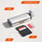 ADS-118 USB / 8-Pin 2-in-1 SD TF Memory Card U-Disk Reader Data Transfer OTG Adapter - Silver - 3