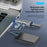 ADS-302C Type-C Adapter Hub to USB 3.0 +  Dual USB 2.0 Expansion Station - Grey - 6