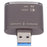 U3-061 USB 3.0 to NM Nano SD Card Reader Writer for Mate Serial Phone / Camera / Laptop - 3