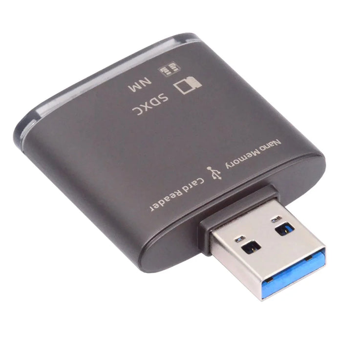 U3-061 USB 3.0 to NM Nano SD Card Reader Writer for Mate Serial Phone / Camera / Laptop - 5