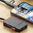For Huawei  /  Xiaomi  /  Samsung 8-in-1 Card Reader Type-C + iP to SD  /  TF  /  MS  /  CF1  /  Type-C  /  USB 3.0 U Disk Reading Adapter - 7