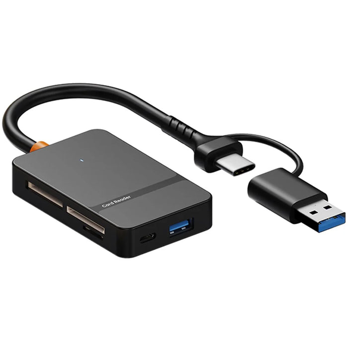 ADS-316 For Huawei / Xiaomi / Samsung 8-in-1 Card Reader Type-C + USB-A to SD / TF / MS / CF1 / Type-C / USB 3.0 U Disk Reading Adapter - 2