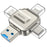 YESIDO GS23 USB 3.0 High Speed Card Reader 4 in 1 TF Card Reader Portable Memory Card Adapter - 1