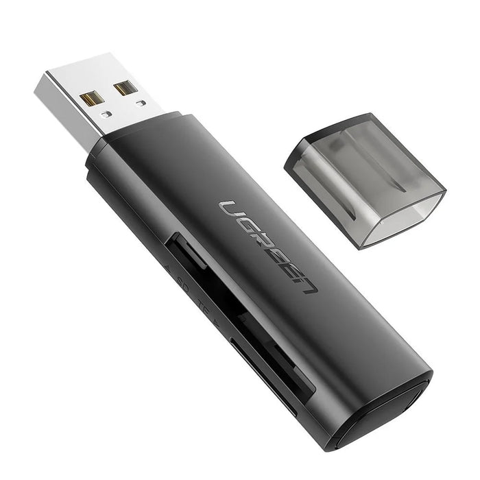 UGREEN 2 in 1 Card Reader USB 2.0 to SD/TF Memory Card Adapter Smart Cardreader for Laptop Accessories - 1