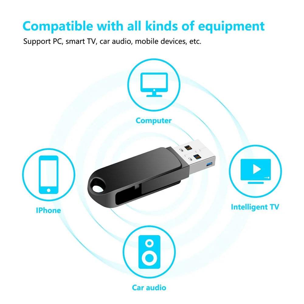 2 in 1 Card Reader 32GB OTG USB Flash Drive with 8Pin + USB 3.0 Port U Disk for iPhone Computer PC - Black - 3