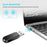 2 in 1 Card Reader 128GB OTG USB Flash Drive with 8Pin + USB 3.0 Port U Disk for iPhone Computer PC - Black - 5