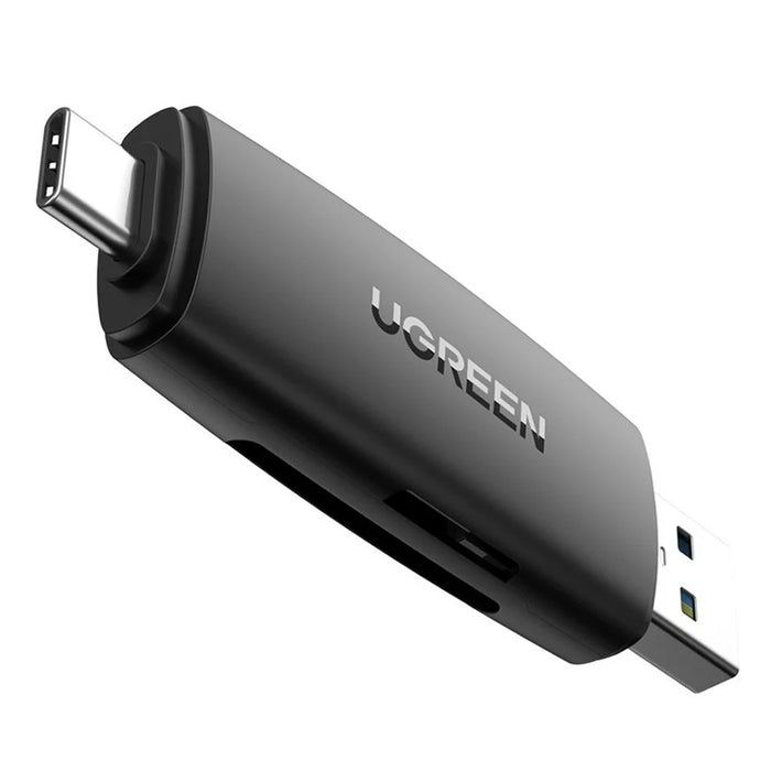 UGREEN 2-in-1 USB A to USB C OTG Card Reader PC Laptop Phone Converter Smart Memory Card Reader Adapter - 1