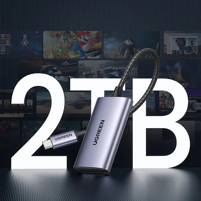 UGREEN 15251 Type-C to SD4.0 / TF4.0 5Gbps Data Transfer Card Reader for Macbook Samsung - 6