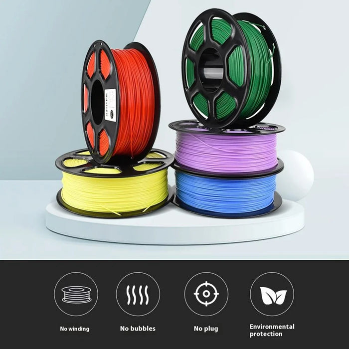 Biodegradable PLA 1.75mm Filament for 3D Printer High Gloss Filament , Accuracy Tolerance + / - 0.03mm - Sky Blue - 3