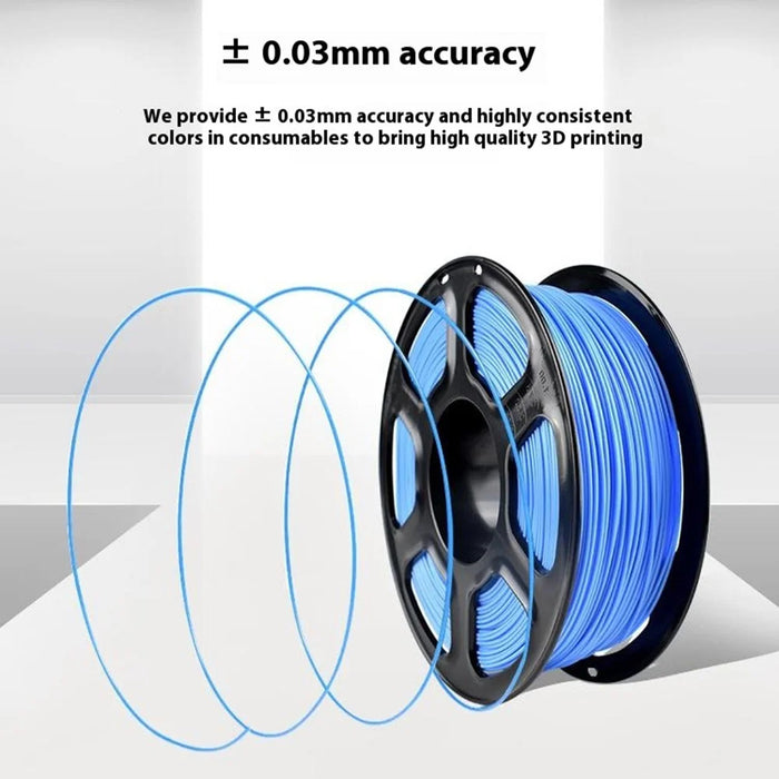 Biodegradable PLA 1.75mm Filament for 3D Printer High Gloss Filament , Accuracy Tolerance + / - 0.03mm - Fluorescent Blue - 2