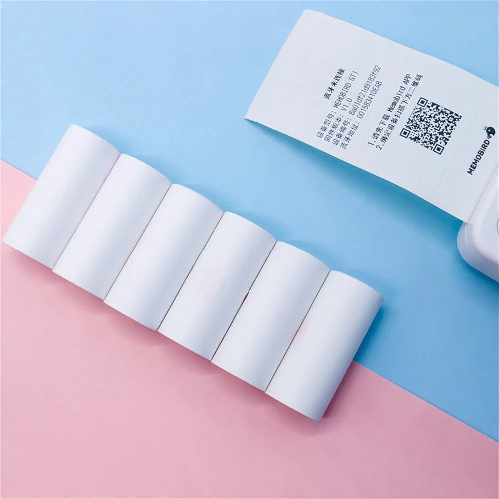 Children Thermal Printing Paper 57x25mm 5 Rolls Photo Paper for Instant Camera - 3