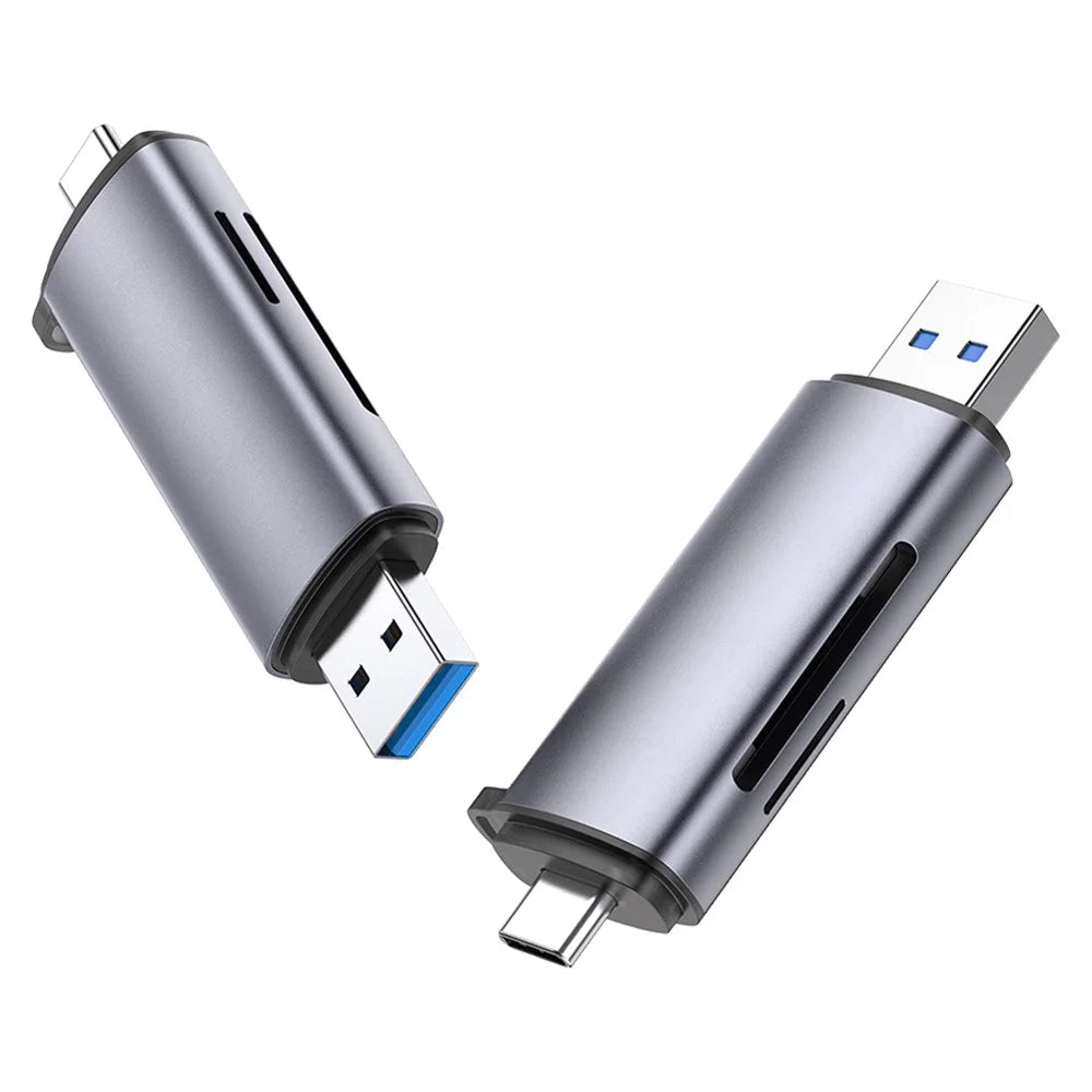 UGREEN 50706 2-in-1 USB-C/USB-A SD TF Memory Card Reader OTG Adapter - 1