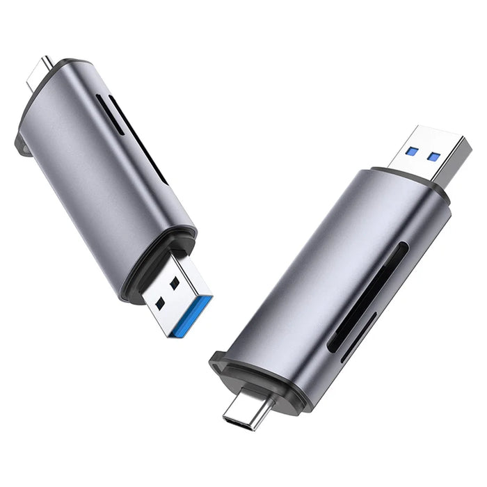 UGREEN 50706 2-in-1 USB-C/USB-A SD TF Memory Card Reader OTG Adapter - 1