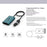 ONTEN OTN-P2 USB-C / USB3.0 UHS2 Dual Card Reader Cfexpress Type-B SDXC High-Speed Data Transfer Adapter - 7