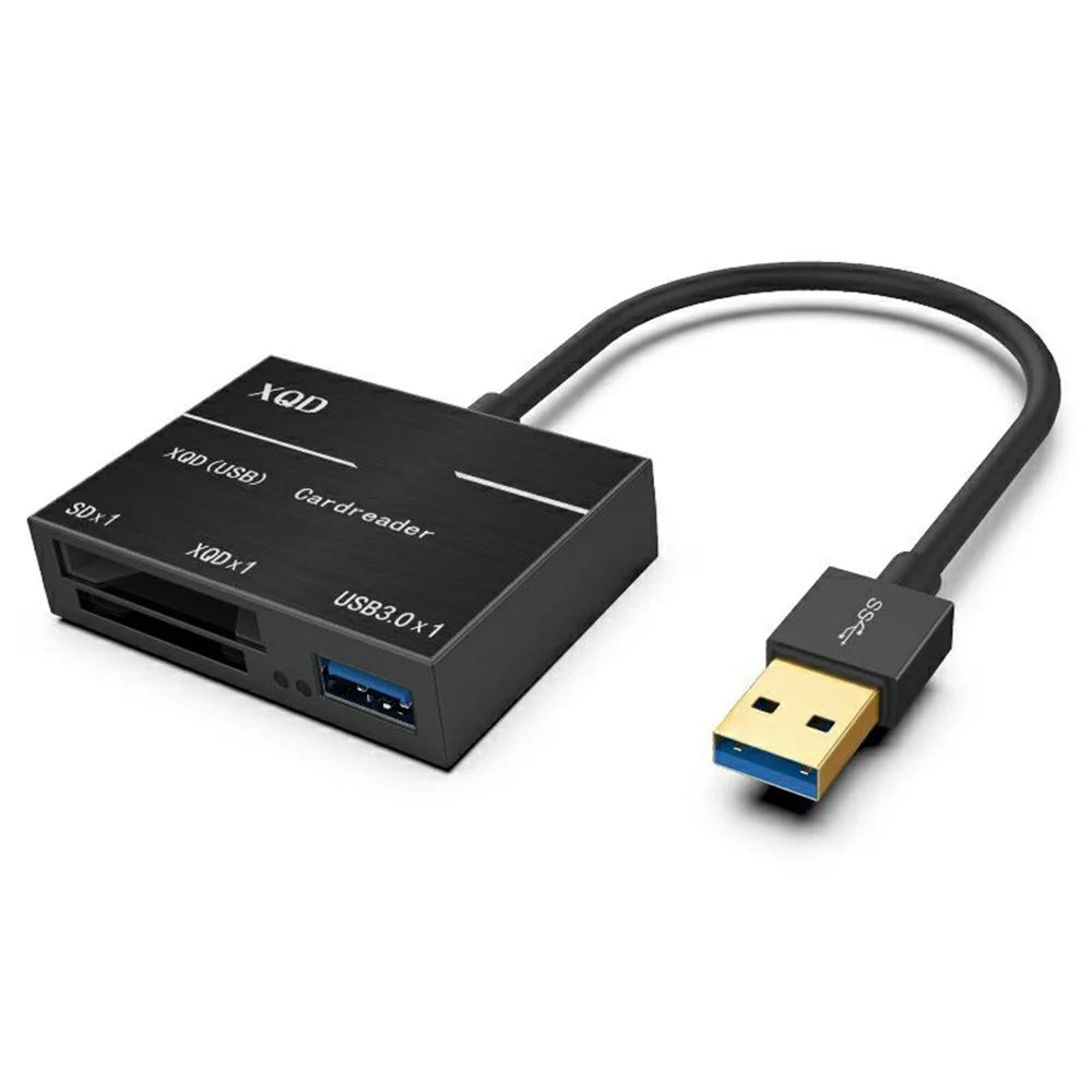 ONTEN 5212B USB3.0 to XQD SD USB3.0 Memory Card Reader Aluminum Alloy Adapter - 1