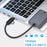 Type-C / USB to Cfexpress Type-B 2 in 1 Card Reader High Speed 10Gbps Memory Card Reader - Grey - 4