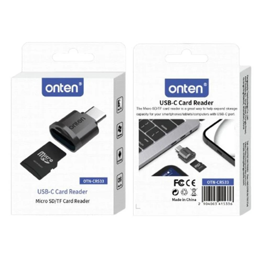 ONTEN OTN-CR533 Type C to Mini SD  /  TF Card Reader Portable High Speed Data Transfer Adapter - 5