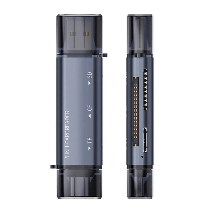 ADS-318 USB A  /  Type C to CF / TF / SD Memory Card Reader High Speed Data Transfer Adapter - 2