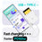 AJ1028 6 in 1 Card Reader USB Type-C Dual Port Data Hub TF SD MS CF USB PD 60W Charging Dock - 3