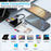 CR375-B 6-in-1 Multi-USB Smart Card Reader for Smart/MS/M2/TF/SIM/SD Cards Adapter Hub for Windows, Mac, Linux - 2