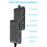 CR375-B 6-in-1 Multi-USB Smart Card Reader for Smart/MS/M2/TF/SIM/SD Cards Adapter Hub for Windows, Mac, Linux - 4