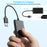 CR375-B 6-in-1 Multi-USB Smart Card Reader for Smart/MS/M2/TF/SIM/SD Cards Adapter Hub for Windows, Mac, Linux - 6