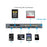 6-in-1 USB 3.1 Card Reader for SD / TF / CF / XD / CFe-A High Speed 10Gbps Type-C & USB A Multi-Card Reading Adapter - 2