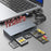 6-in-1 USB 3.1 Card Reader for SD / TF / CF / XD / CFe-A High Speed 10Gbps Type-C & USB A Multi-Card Reading Adapter - 4