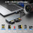6-in-1 USB 3.1 Card Reader for SD / TF / CF / XD / CFe-A High Speed 10Gbps Type-C & USB A Multi-Card Reading Adapter - 6