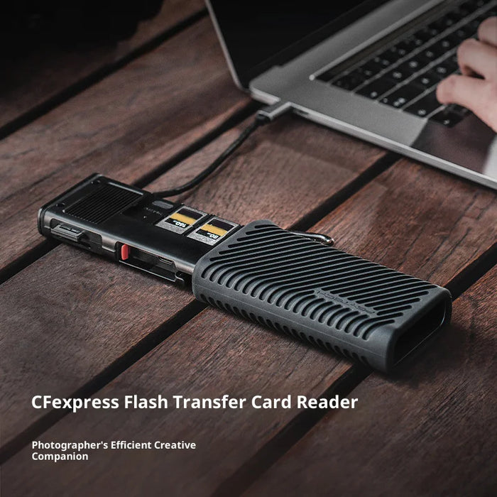 PGYTECH P-GM-169 Type B Card Reader USB 3.2 Gen 2 10Gbps SD Card Reader for Photographers - Type A / Black - 2