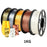 3D Printer Filament 1KG 1.75mm Silk PLA Material For FDM 3D Printing with Metal Like Texture - White - 2