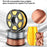3D Printer Filament 1KG 1.75mm Silk PLA Material For FDM 3D Printing with Metal Like Texture - White - 4