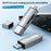 2608 USB 3.0 Card Reader 2 in 1 USB-C to SD TF Adapter Converter - Silver - 3
