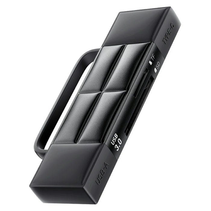 ESSAGER Card Reader USB 3.0 Type-C USB-A 2TB Max Dual SD  /  TF Card Storage Case for Camera Phone - 1