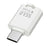 SS3.0 USB-C TF Card Reader Mini Type-C to MicroSD High Speed 3.0 Adapter for Windows  /  MacOS  /  Linux  /  Android  /  iOS - White - 1