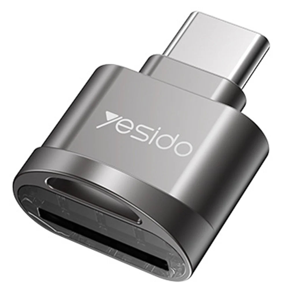 YESIDO GS19 Type-C Plug TF Memory Card Reader Android Phone Data Transfer OTG Adapter - 1