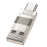YESIDO GS21 2-in-1 Type-C/USB Plug TF Memory Card Reader Data Transfer Adapter for Laptop Android Phone - 1
