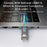 YESIDO GS21 2-in-1 Type-C/USB Plug TF Memory Card Reader Data Transfer Adapter for Laptop Android Phone - 4