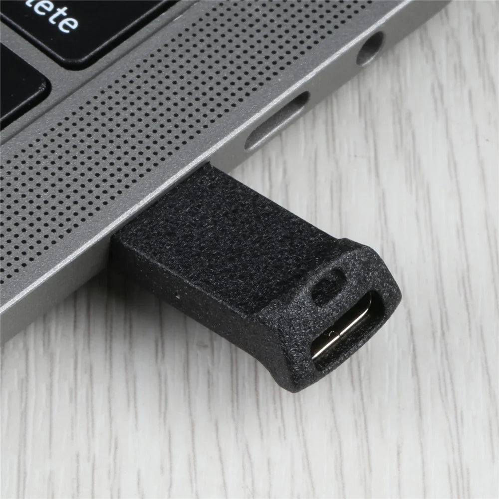 USB 2.0 Portable Memory Card Reader Adapter Mini Size TF Card Reader - Black - 1