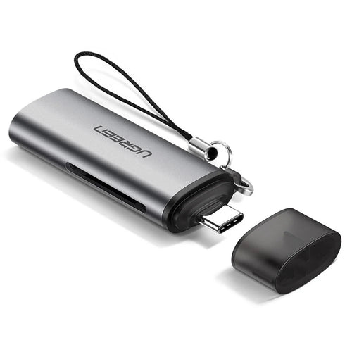 UGREEN 50704 Multi-Functional Type-C Card Reader Support Reading 2 Cards Simultaneously Plug and Play - 1