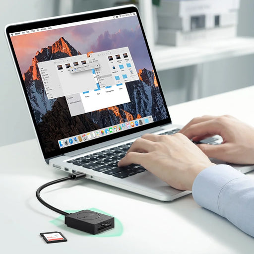 UGREEN 20250 USB 3.0 to for SD/Micro SD/TF Smart Memory Card Reader Portable High Speed Card Reader - 2