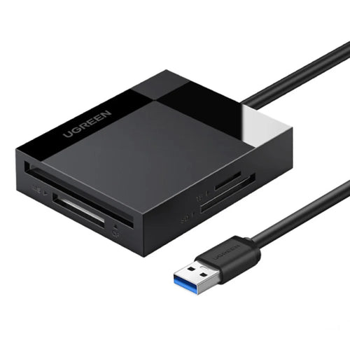UGREEN 30229 4-in-1 USB 3.0 to for SD/Micro SD/TF/CF/MS Compact Smart Memory Card Reader for PCs/Laptops - 1