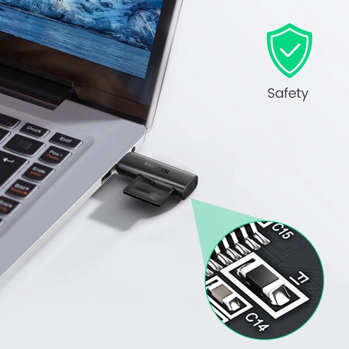 UGREEN USB 3.0 Portable Memory Card Reader Adapter Mini Size TF Card Reader - 7