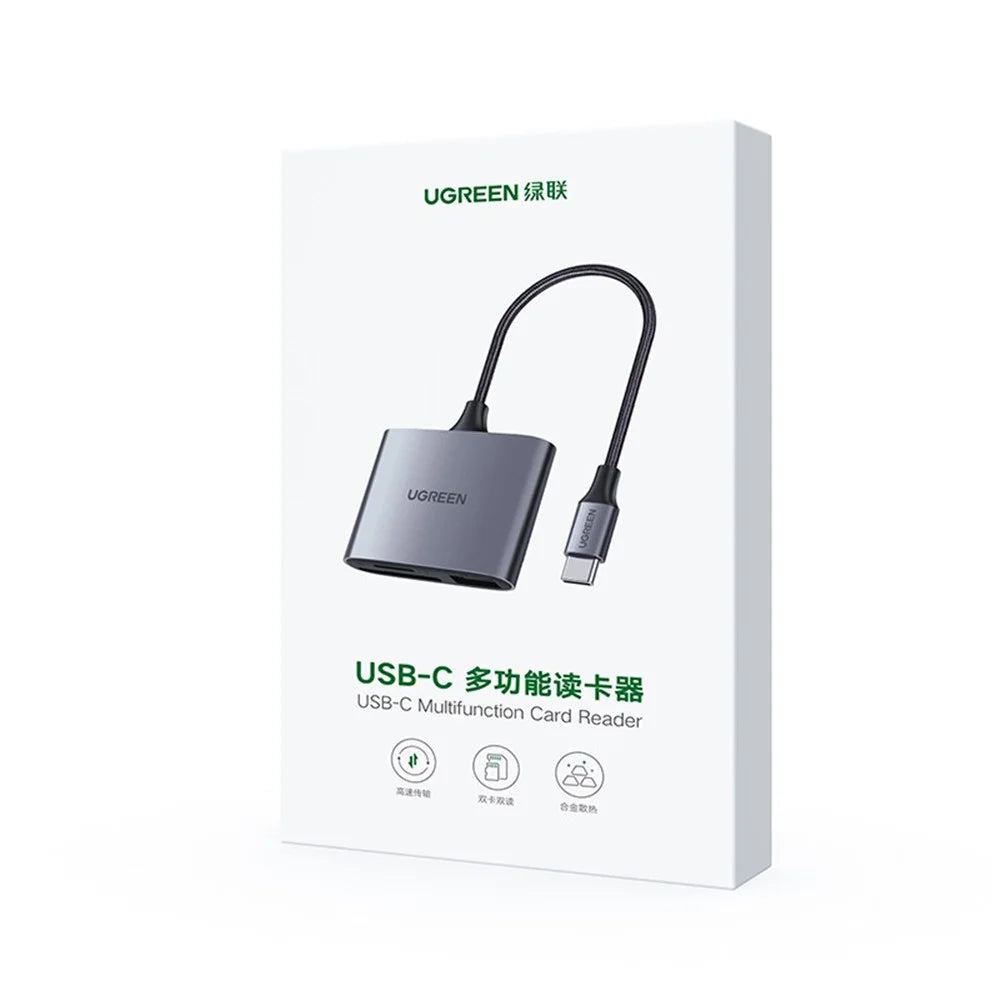 UGREEN 3 in 1 Type C to TF Card Reader USB 2.0 Adapter for Mac OS/Windows/Linux/Android - 6